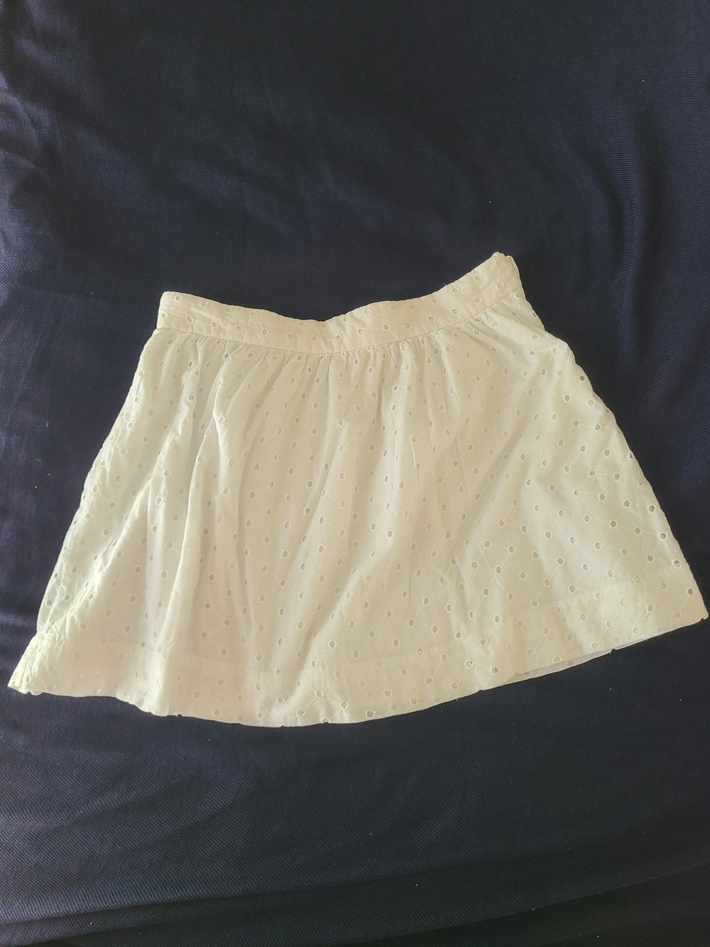 GAP Eyelet Circle Skirt - Cream
